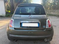 Usata Fiat 500 100 CV (73 kW) 2009 Verde Cabrio
