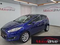 Usado Ford Fiesta Titanium 80 HP (58 kW) 2015 Azul Sedan