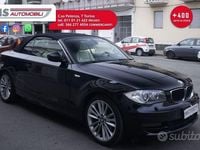 Usata BMW 118 Cabriolet 143 CV (105 kW) 2010 Nero Cabrio