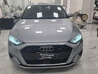 Usata Audi A3 Advanced 116 CV (85 kW) 2022 Grigio Berlina