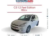Usata Citroën C3 PureTech 82 CV (60 kW) 2016 Bianco Berlina
