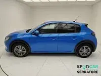 Usata Peugeot e-208 Allure 100 kW (136 CV) 2021 Blu/azzurro Utilitaria