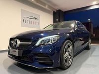 Usata Mercedes C220 Premium 194 CV (142 kW) 2019 Blu Berlina