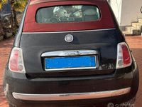 Usata Fiat 500 69 CV (50 kW) 2009 Nero Cabrio