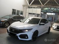 Usata Honda Civic Elegance 129 CV (94 kW) 2018 Bianco Berlina