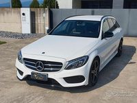 Usata Mercedes C220 194 CV (142 kW) 2018 Bianco Station wagon