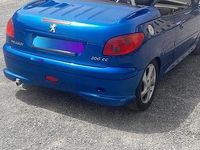 Usata Peugeot 206 CC 109 CV (80 kW) 2002 Blu Cabrio
