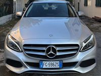 Usata Mercedes C200 136 CV (100 kW) 2017 Argento Berlina