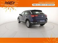 Usata VW T-Roc Advance 116 CV (85 kW) 2019 Atlantic blue metallizzato SUV