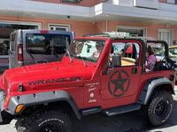 Usata Jeep Wrangler 177 CV (130 kW) 2001 Rosso SUV