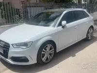 Usata Audi A3 S-Line 110 CV (80 kW) 2015 Bianco Berlina