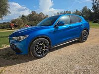 Usata Alfa Romeo Stelvio 190 CV (139 kW) 2021 Blu SUV