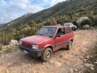 Usata Fiat Panda 4x4 Trekking 2002 Rosso Utilitaria