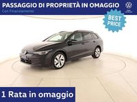 Usata VW Golf VIII Life 150 CV (110 kW) 2024 Grenadill black metallizzato Station wagon