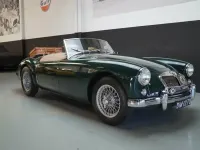 Usata MG MGA 68 CV (50 kW) 1955 Verde Cabrio