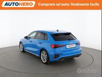 Usata Audi A3 S-Line 150 CV (110 kW) 2022 Blu Berlina