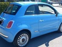 Usata Fiat 500 84 CV (61 kW) 2010 Blu Utilitaria