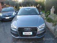 Usata Audi A3 Attraction 110 CV (80 kW) 2014 Grigio Berlina