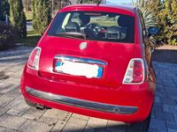 Usata Fiat 500 Lounge 69 CV (50 kW) 2009 Rosso Utilitaria