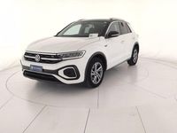 Usata VW T-Roc R-line 110 CV (80 kW) 2023 Pure white nero SUV