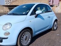 Usata Fiat 500 75 CV (55 kW) 2009 Blu Cabrio