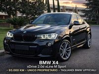 Usata BMW X4 M Sport 190 CV (139 kW) 2016 Nero SUV