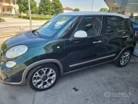 Usata Fiat 500L Trekking 105 CV (77 kW) 2014 Verde metallizzato Monovolume