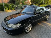 Usata Saab 9-3 Cabriolet Aero 205 CV (150 kW) 2001 Nero Cabrio