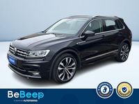 Usata VW Tiguan Advance 150 CV (110 kW) 2019 Nero pastello SUV