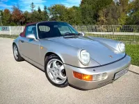 Usata Porsche 911 Carrera Cabriolet 250 CV (183 kW) 1992 Grigio Cabrio