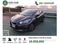 Usata Nissan Micra Acenta 89 CV (65 kW) 2019 Grigio Utilitaria