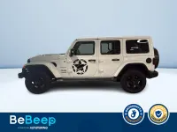 Usata Jeep Wrangler Unlimited Sahara 200 CV (147 kW) 2019 Bianco pastello SUV