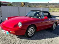 Usata Alfa Romeo Spider 122 CV (89 kW) 1991 Rosso Cabrio