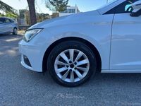 Usata Seat Leon ST Style 110 CV (80 kW) 2018 Bianco Station wagon