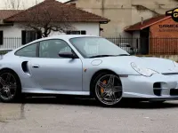 Usata Porsche 996 Turbo 551 CV (405 kW) 2002 Polar silver metallic Coupé