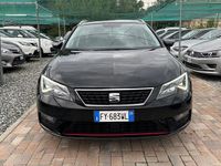 Usata Seat Leon ST FR 115 CV (84 kW) 2020 Nero Station wagon