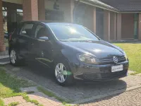 Usata VW Golf VI Trendline 102 CV (75 kW) 2009 Nero Utilitaria