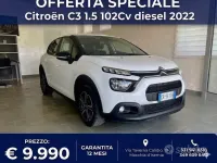 Usata Citroën C3 Shine 102 CV (75 kW) 2022 Bianco Utilitaria