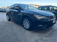 Usata Seat Leon 115 CV (84 kW) 2015 Nero Berlina