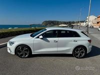 Usata Audi A3 Ambiente 150 CV (110 kW) 2021 Bianco Berlina