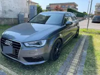 Usata Audi A3 Attraction 110 CV (80 kW) 2015 Grigio Berlina