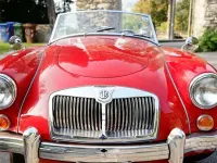 Usata MG MGA 1960 Rosso Cabrio