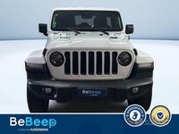 Usata Jeep Wrangler Unlimited Sahara 272 CV (200 kW) 2021 Bianco pastello SUV