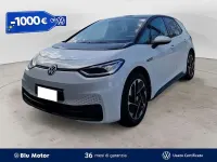 Usata VW ID.3 Pro Performance 69 kW (95 CV) 2022 Glacier white metallizzato ner Utilitaria