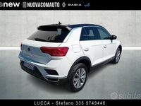 Usata VW T-Roc Style 116 CV (85 kW) 2019 Bianco SUV