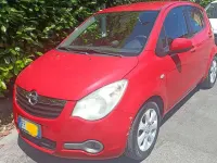 Usata Opel Agila Enjoy 86 CV (63 kW) 2010 Rosso Utilitaria