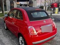 Usata Fiat 500C 69 CV (50 kW) 2011 Rosso Cabrio