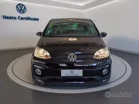 Usata VW up! Highline 90 CV (66 kW) 2018 Nero Utilitaria
