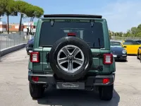 Usata Jeep Wrangler Unlimited Sahara 200 CV (147 kW) 2019 Verde opaco pellicolata SUV