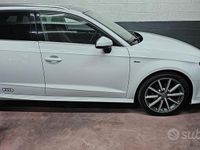 Usata Audi A3 S-Line 116 CV (85 kW) 2017 Bianco Berlina